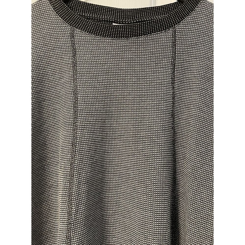 J.Jill Lightweight Sweater Pullover Women Size L Black & White Long Sleeve - Picture 4 of 11